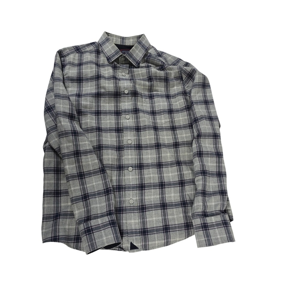 UNTUCKit Mens Medium Slim Fit Plaid‎ Long Sleeve Button Down Shirt